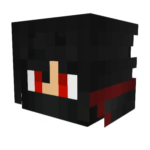 Ludovicdu07 Minecraft avatar head, 3D render