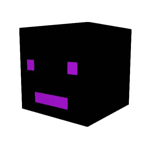 Luduxsz Minecraft avatar head, 3D render
