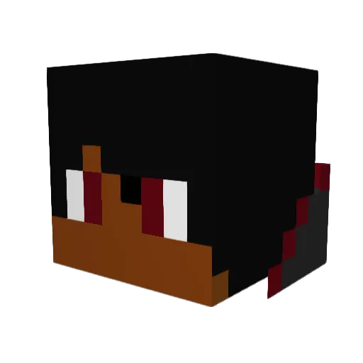 Ludvig_minecraft Minecraft avatar head, 3D render
