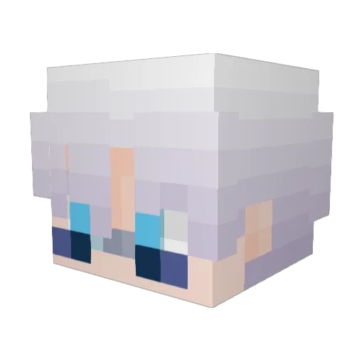 Ludwig991 Minecraft avatar head, 3D render