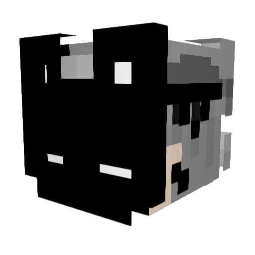 LuePlay Minecraft avatar head, 3D render