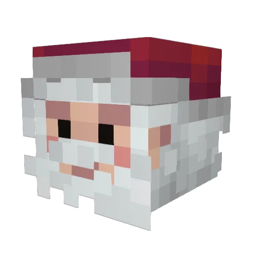 Luecia Minecraft avatar head, 3D render