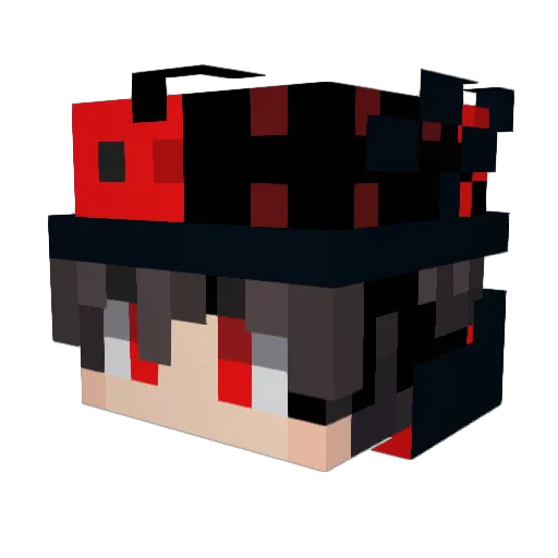 Luecke1978 Minecraft avatar head, 3D render