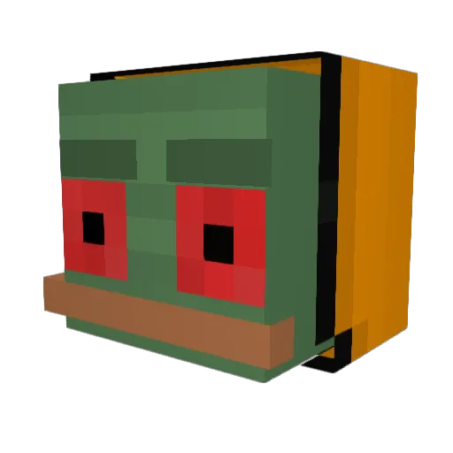 Luemmel3000 Minecraft avatar head, 3D render