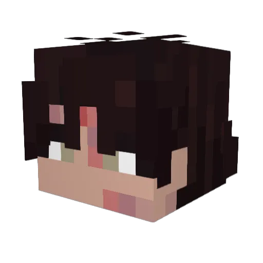 LuemmelP Minecraft avatar head, 3D render