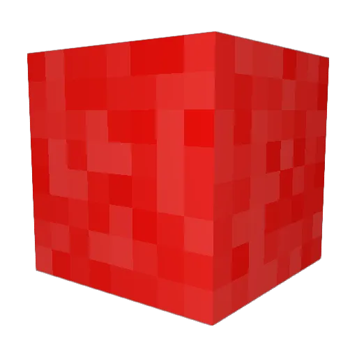 LufaTV Minecraft avatar head, 3D render
