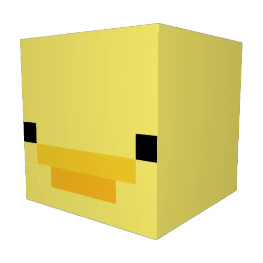 Luffi89 Minecraft avatar head, 3D render