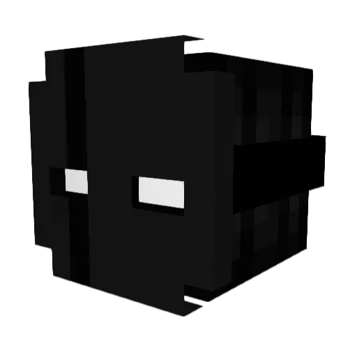 Luffix666 Minecraft avatar head, 3D render