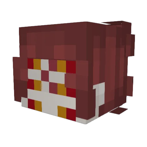 Luffy1066 Minecraft avatar head, 3D render