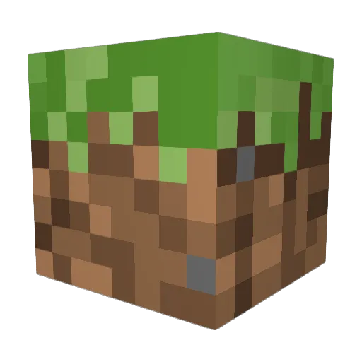 Luftgewehre Minecraft avatar head, 3D render