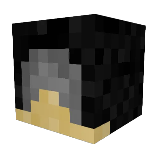 Luftwaffe43 Minecraft avatar head, 3D render