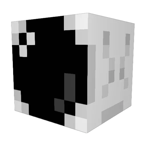 Luftwafffee Minecraft avatar head, 3D render