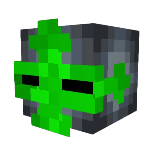 Lug4 Minecraft avatar head, 3D render