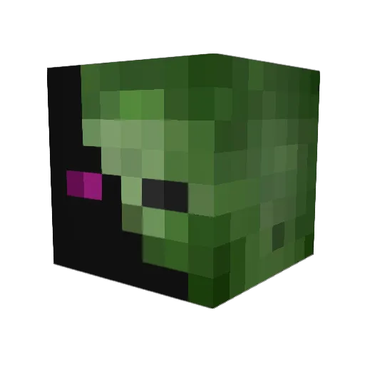 LugMoromos Minecraft avatar head, 3D render