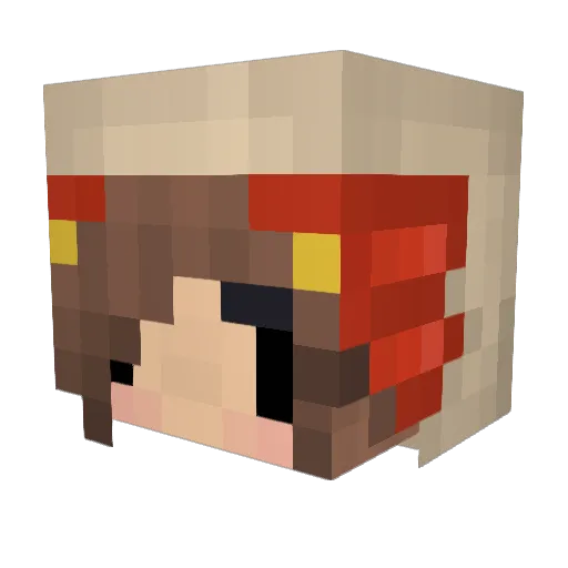 LuggaIschZuppa Minecraft avatar head, 3D render
