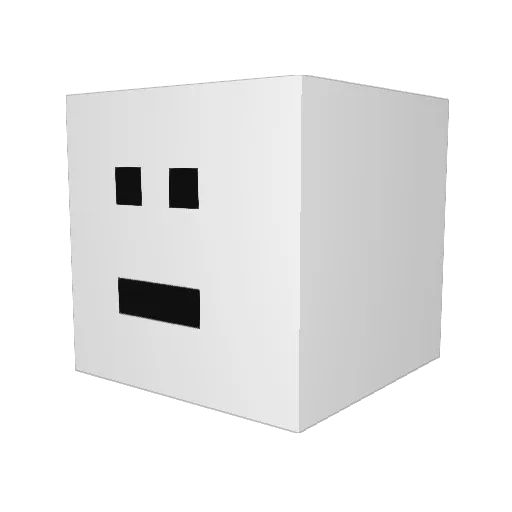 Lugha_ Minecraft avatar head, 3D render