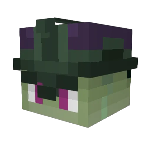 Lugia27 Minecraft avatar head, 3D render