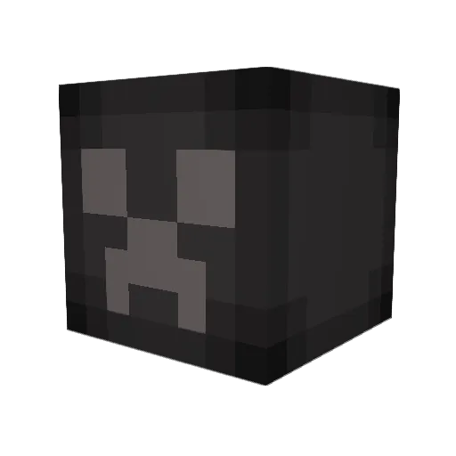 Lugnt_ Minecraft avatar head, 3D render