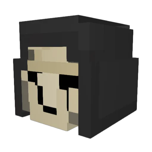 Lugnutz86 Minecraft avatar head, 3D render