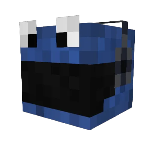 Lugo_1k Minecraft avatar head, 3D render