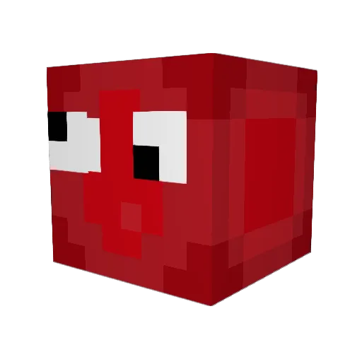 Lugres Minecraft avatar head, 3D render
