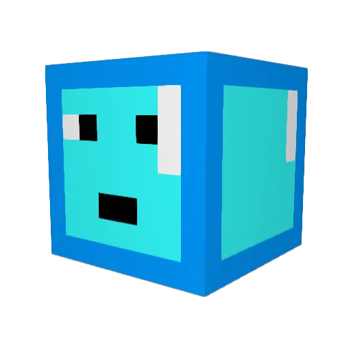 Lui9iGamer Minecraft avatar head, 3D render