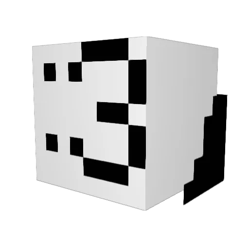 LuiK1ngs_ Minecraft avatar head, 3D render