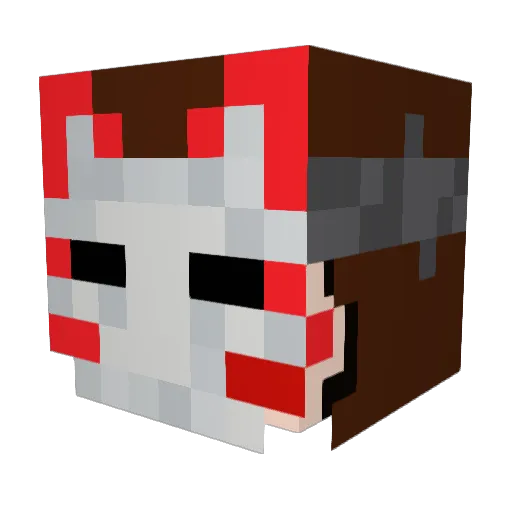 Lui_Z Minecraft avatar head, 3D render