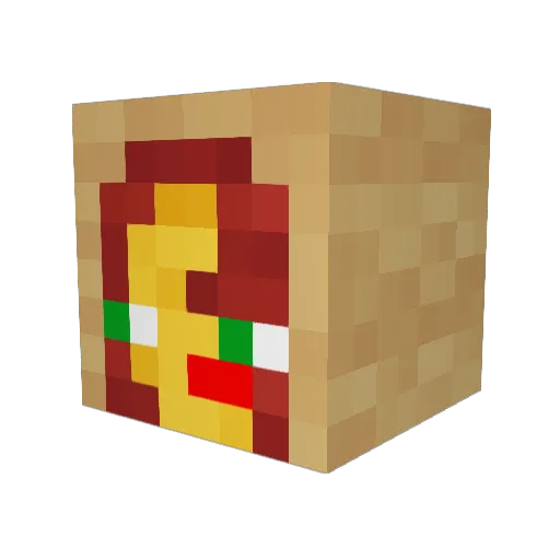 Luibrooo Minecraft avatar head, 3D render