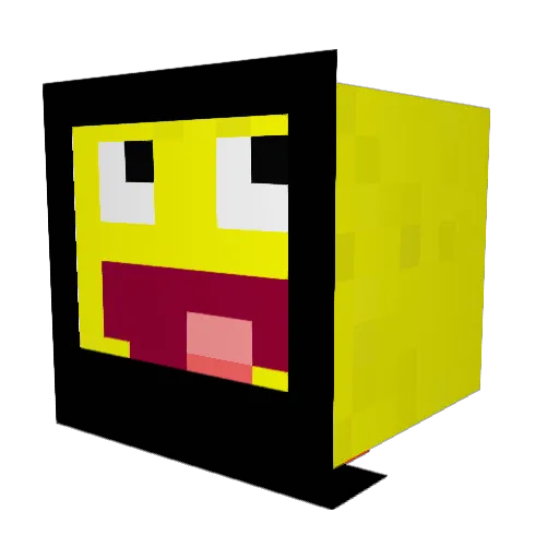 Luigi11162 Minecraft avatar head, 3D render