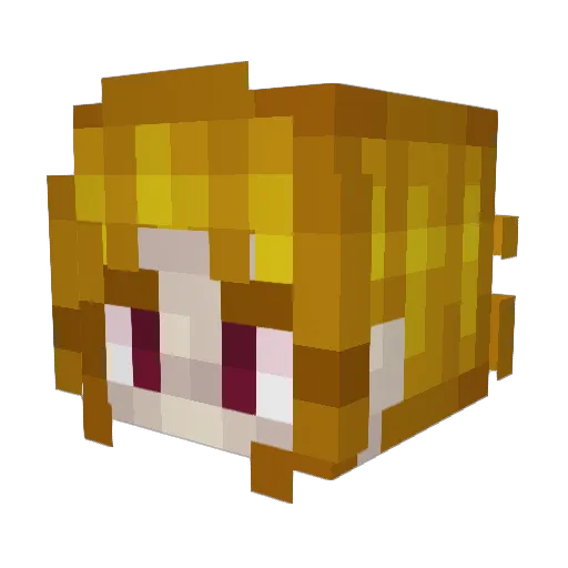 Luigi2610 Minecraft avatar head, 3D render