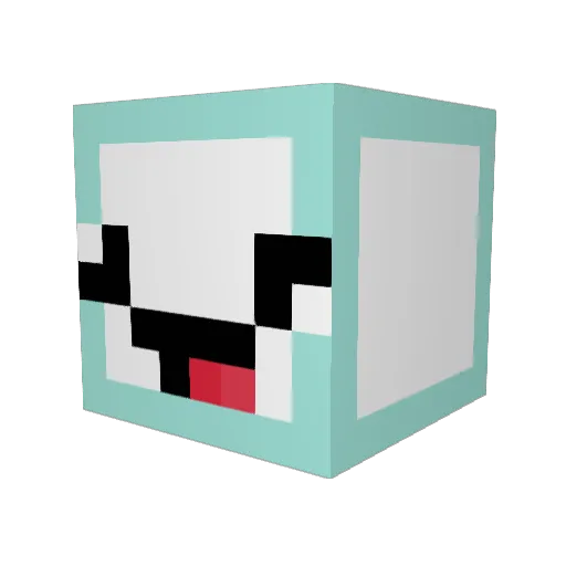 Luigi725 Minecraft avatar head, 3D render