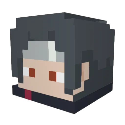 LuigiGuy01 Minecraft avatar head, 3D render