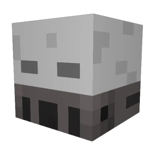 Luigi_Gruen Minecraft avatar head, 3D render