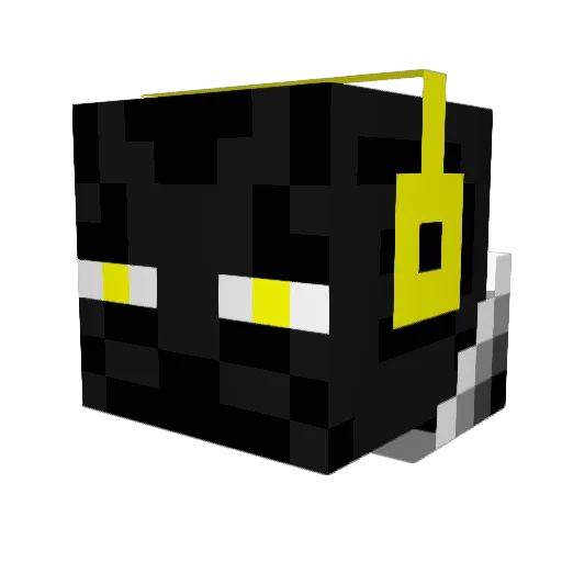 Luigifire777 Minecraft avatar head, 3D render