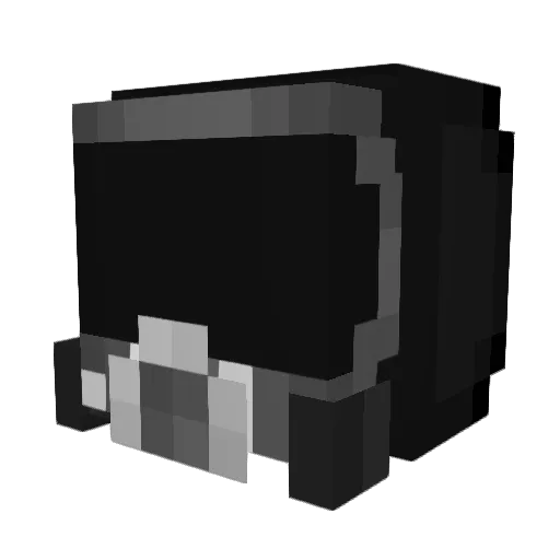 Luigiifan Minecraft avatar head, 3D render