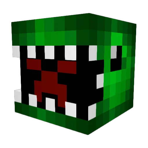 LuiiS_ Minecraft avatar head, 3D render