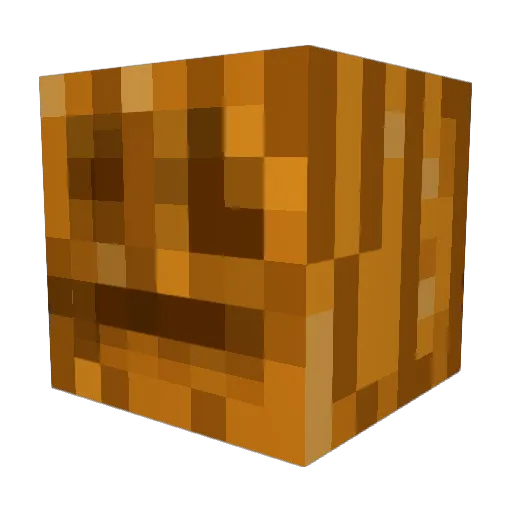 Luinge Minecraft avatar head, 3D render