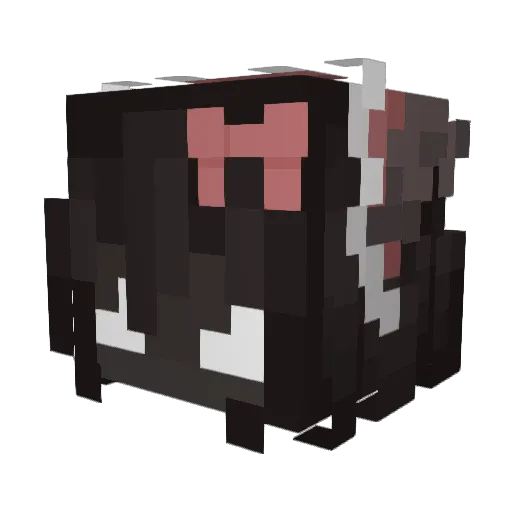 Luiomega Minecraft avatar head, 3D render