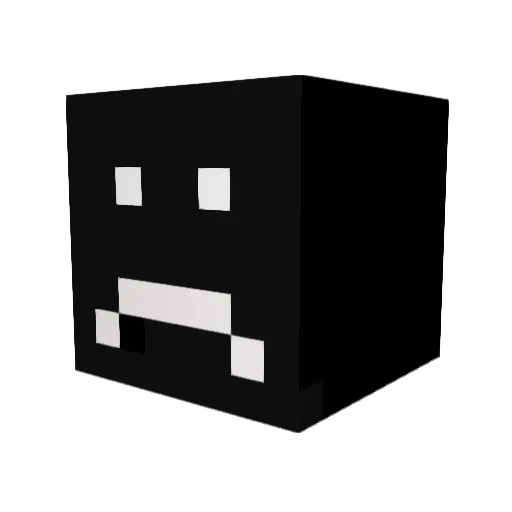 Luis1211 Minecraft avatar head, 3D render