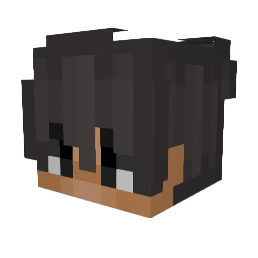 Luis18281 Minecraft avatar head, 3D render