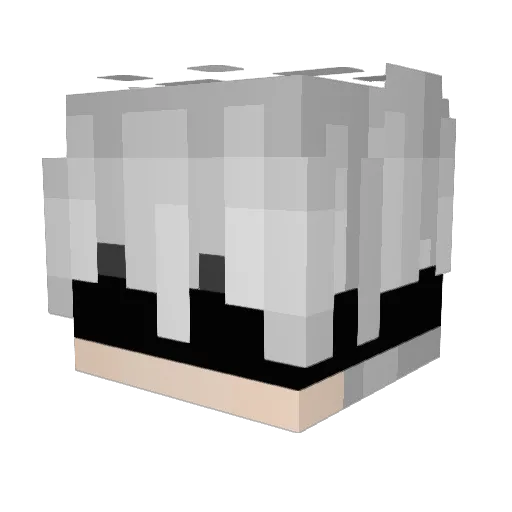 Luis23442 Minecraft avatar head, 3D render