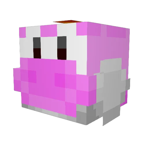 Luis4ever Minecraft avatar head, 3D render