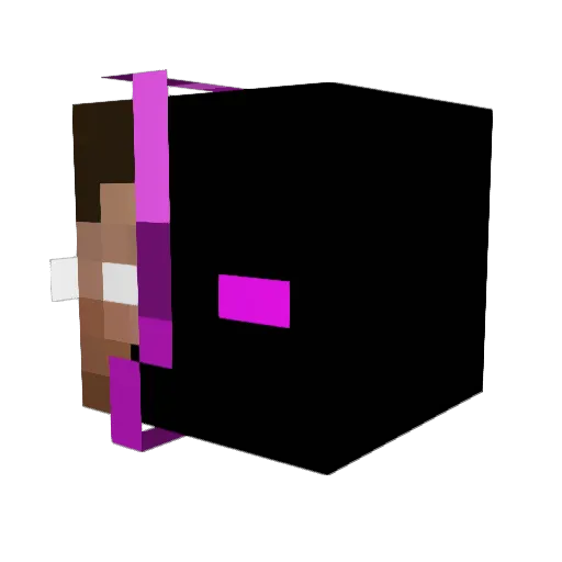 LuisBulat Minecraft avatar head, 3D render