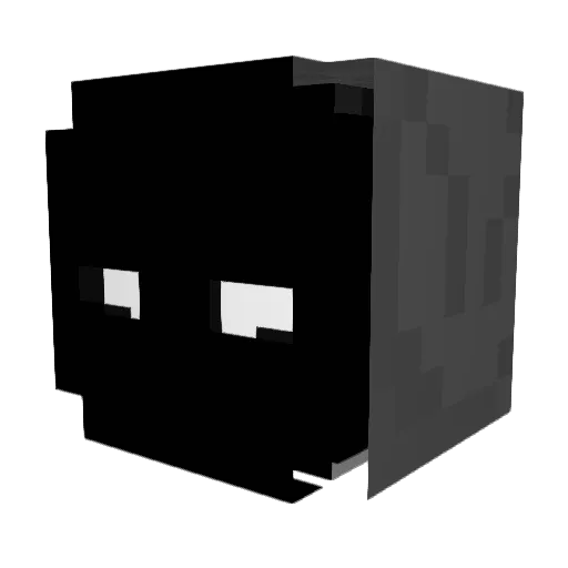 LuisCr4zy Minecraft avatar head, 3D render
