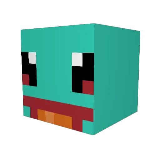 LuisEMCa Minecraft avatar head, 3D render