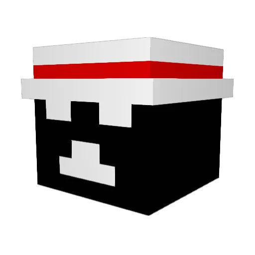 LuisFigo2000 Minecraft avatar head, 3D render