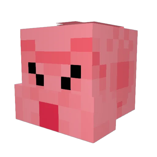 LuisGut43 Minecraft avatar head, 3D render