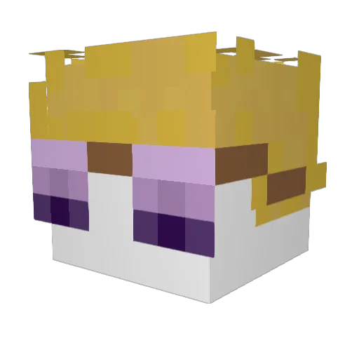 LuisLarpercool23 Minecraft avatar head, 3D render
