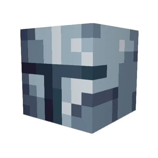 LuisM2600 Minecraft avatar head, 3D render
